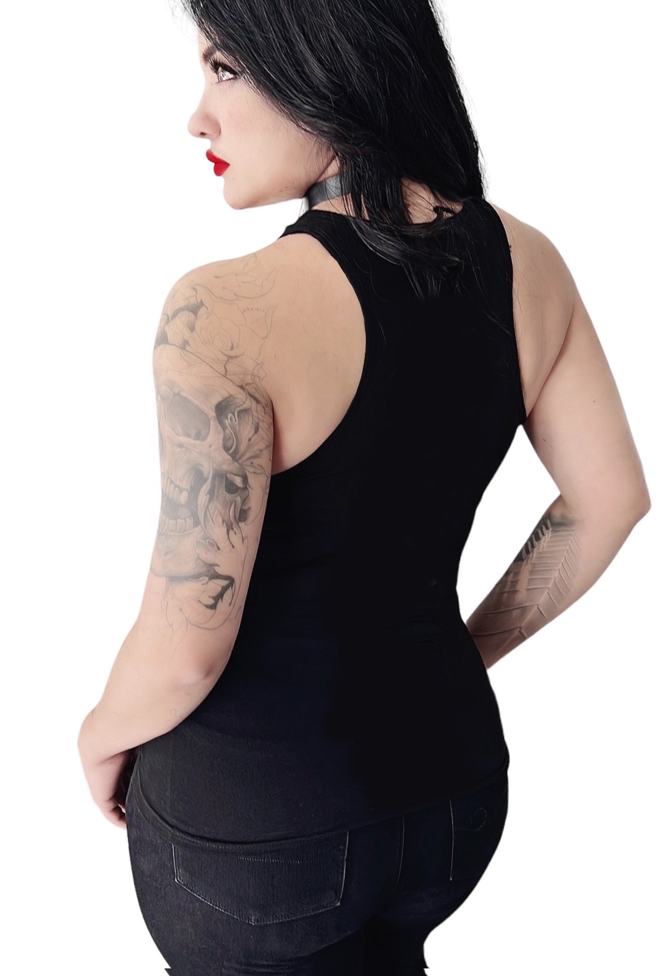 Corpse Slashed Cut Out Tank Top