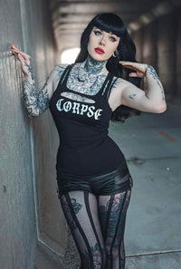 Corpse Slashed Cut Out Tank Top
