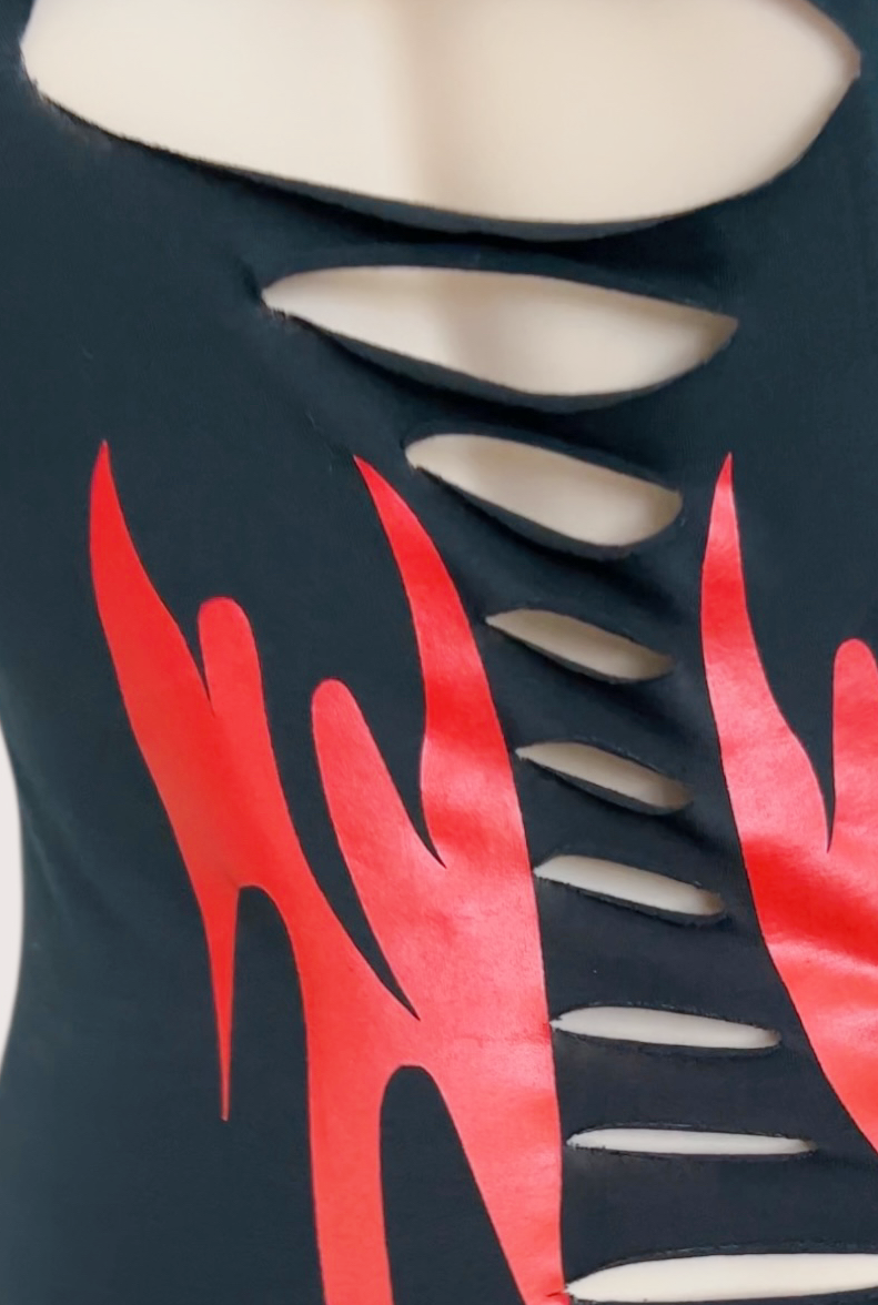 Hellraiser Flame l Back Slashed Festival Tank