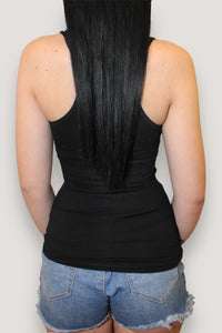 WILD FOR THE NIGHT LACE UP CORSET TANK
