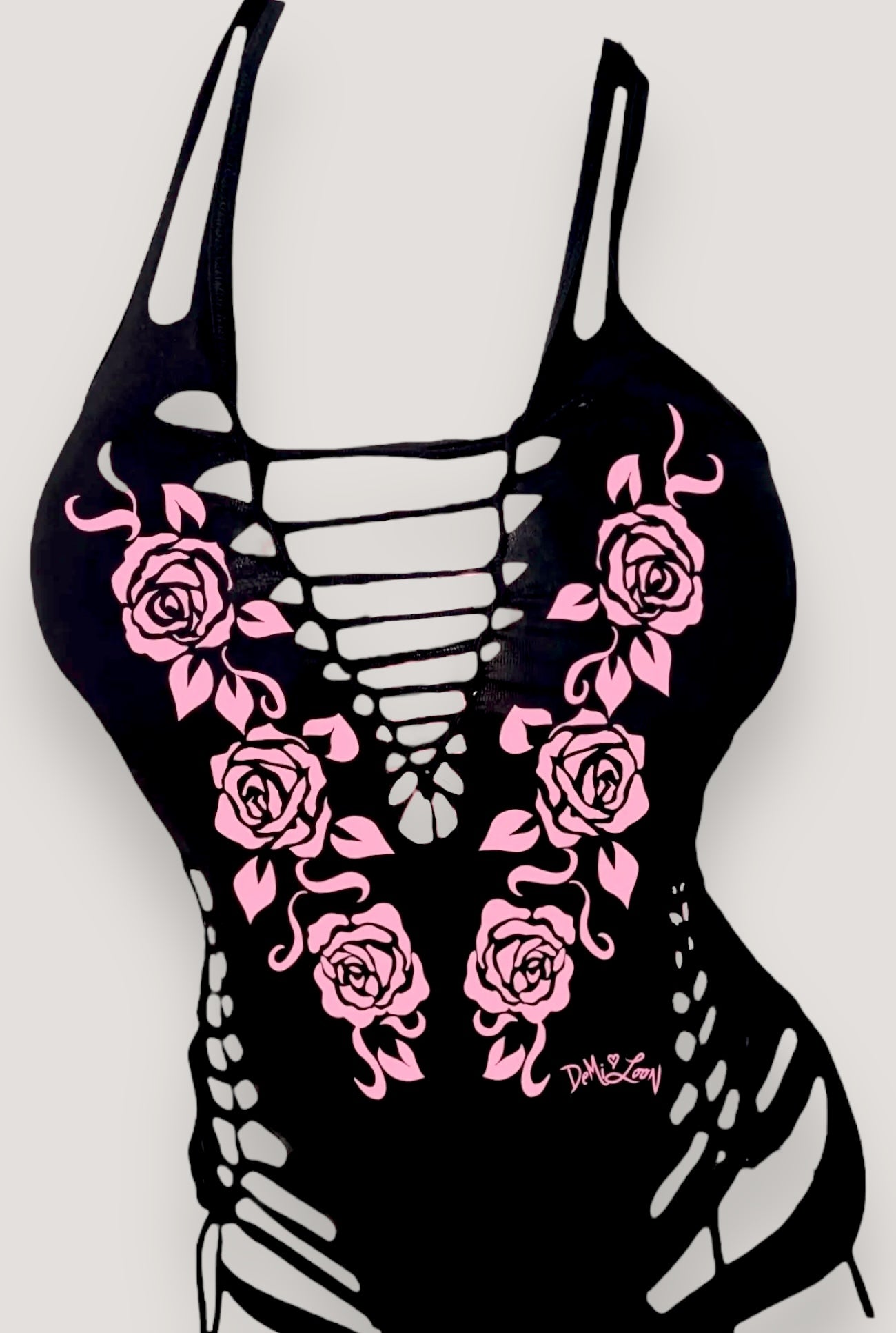 Deadly Rose Festival Slashed Tank Top