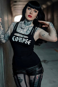 Corpse Slashed Cut Out Tank Top