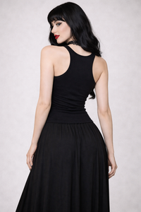 WILD FOR THE NIGHT LACE UP CORSET TANK