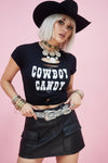 Cowboy Candy Cowgirl Country SS Tie Crop Tee