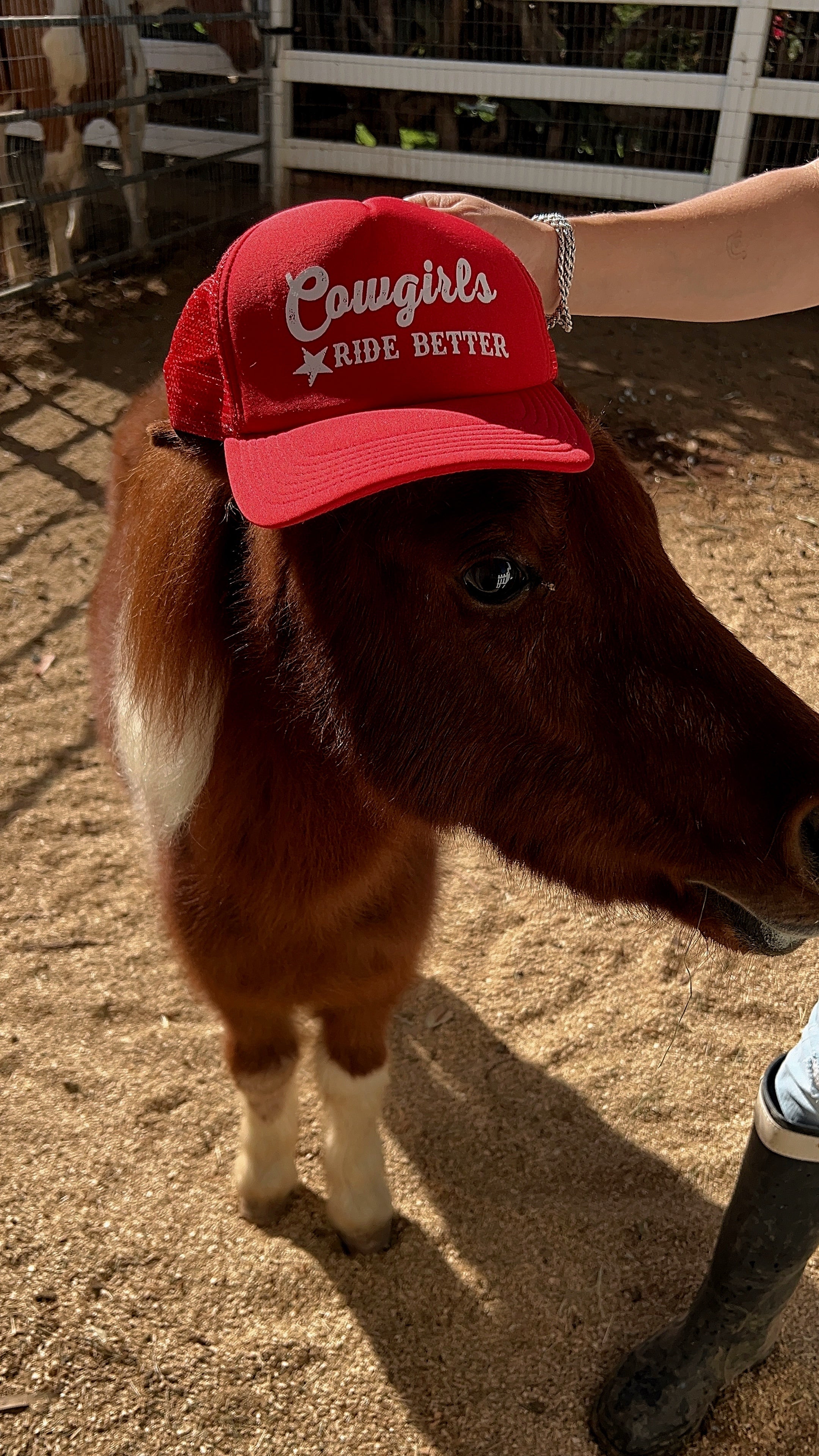 Cowgirls Ride Better Trucker Hat