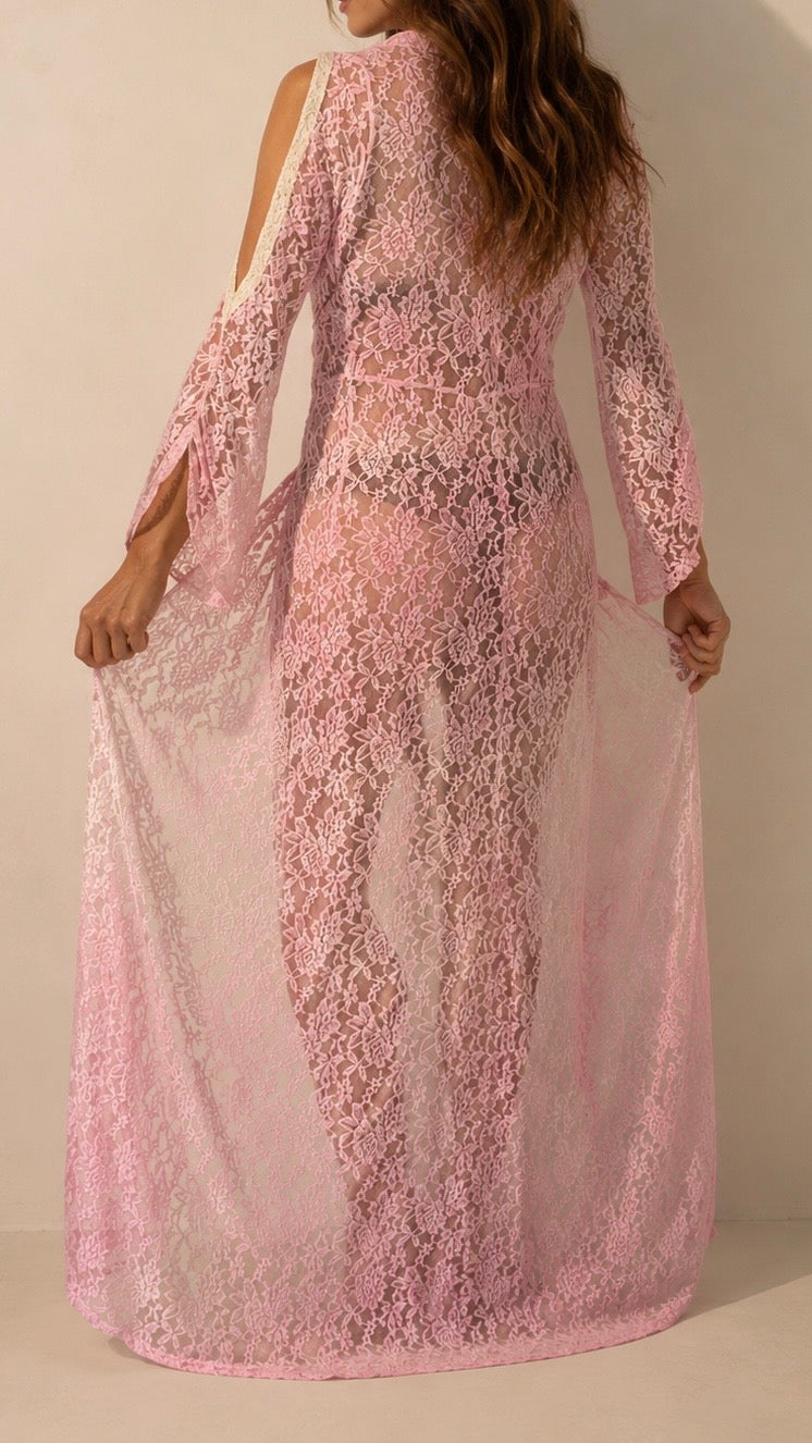 Daydream in Paris Lace Kimono Duster