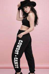 COWBOY CANDY COUNTRY COWGIRL GRAPHIC SWEAT PANTS
