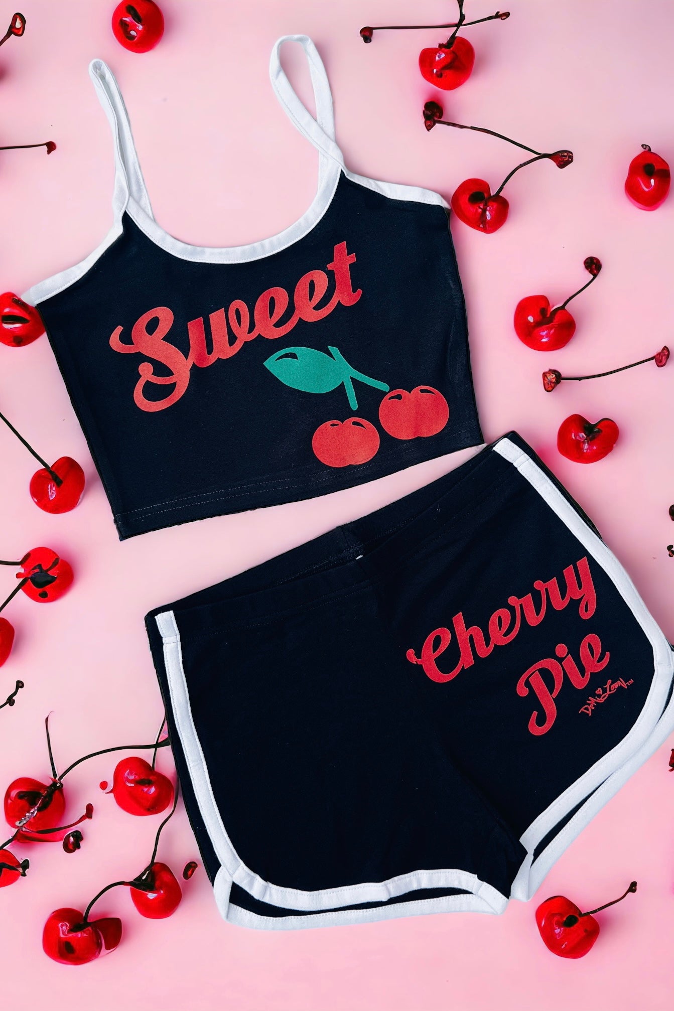 Sweet Cherry Pie Cami & Booty Shorts Set