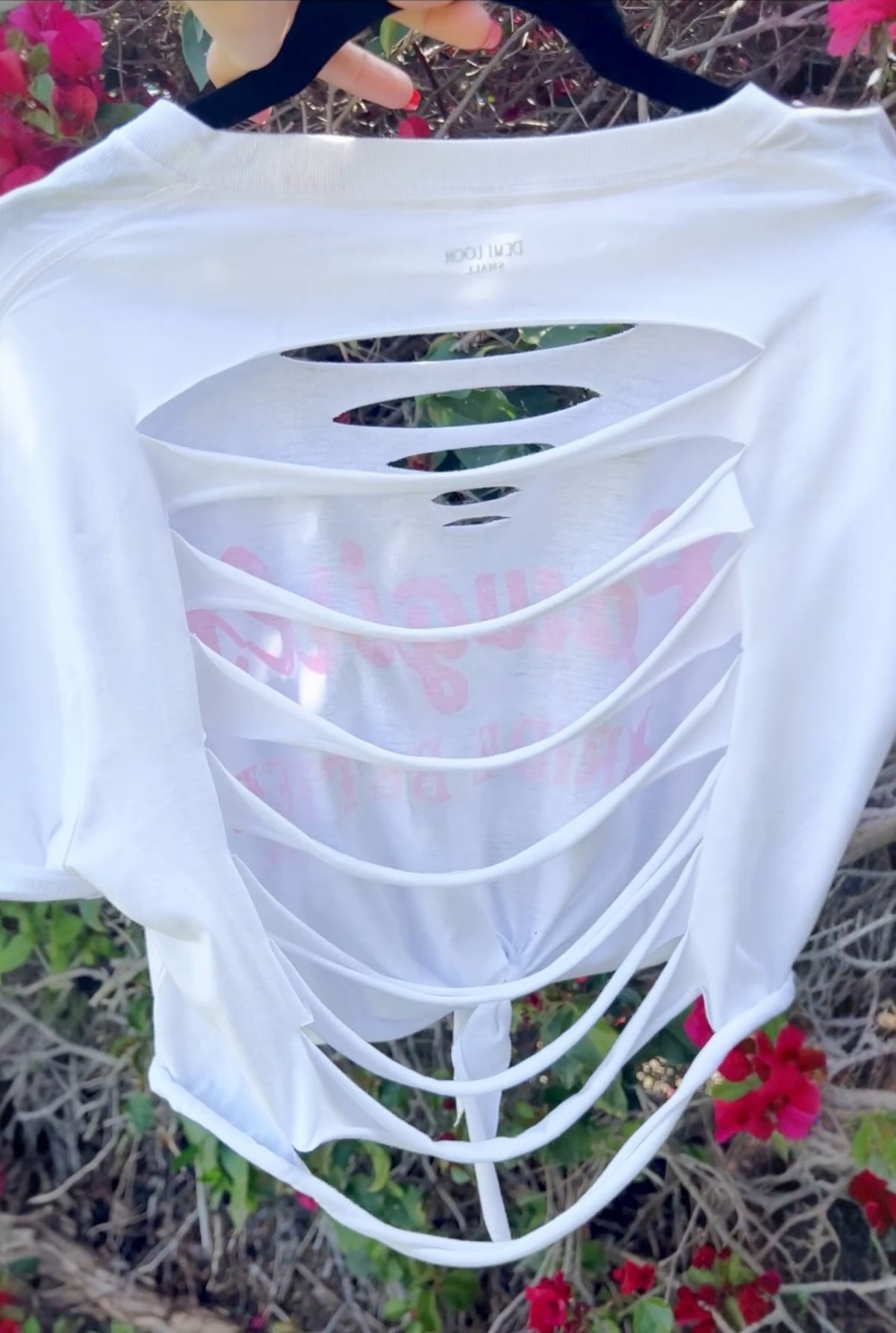 Cowgirls Ride Better Slashed & Cropped Country Graphic Tee