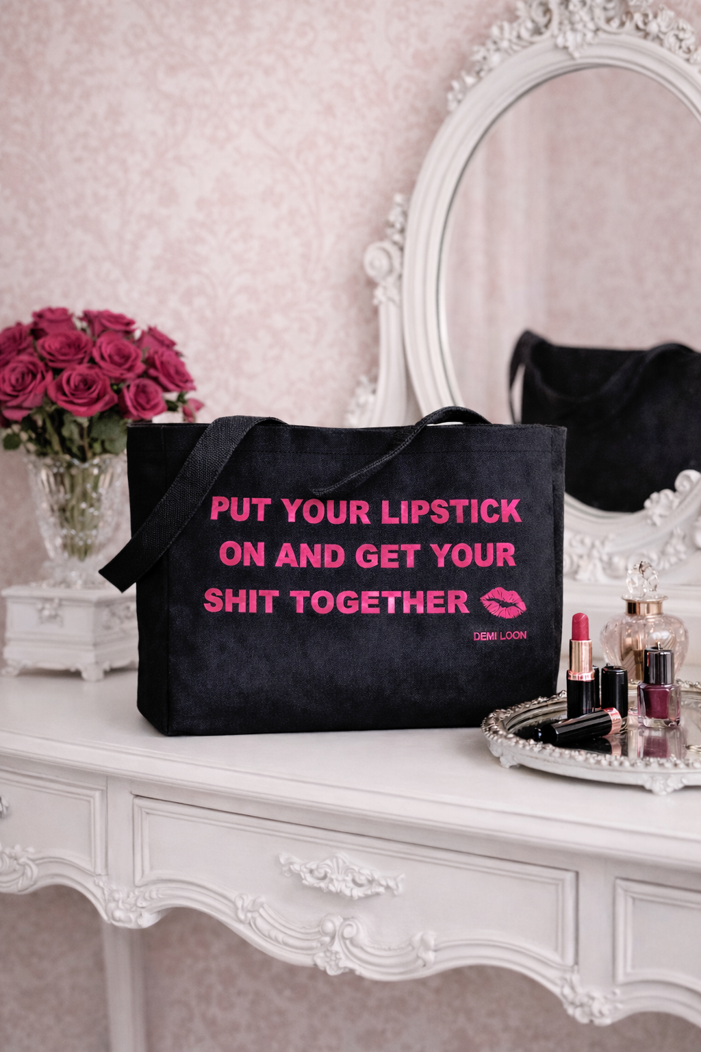 Get Your Lipstick on Tote Bag