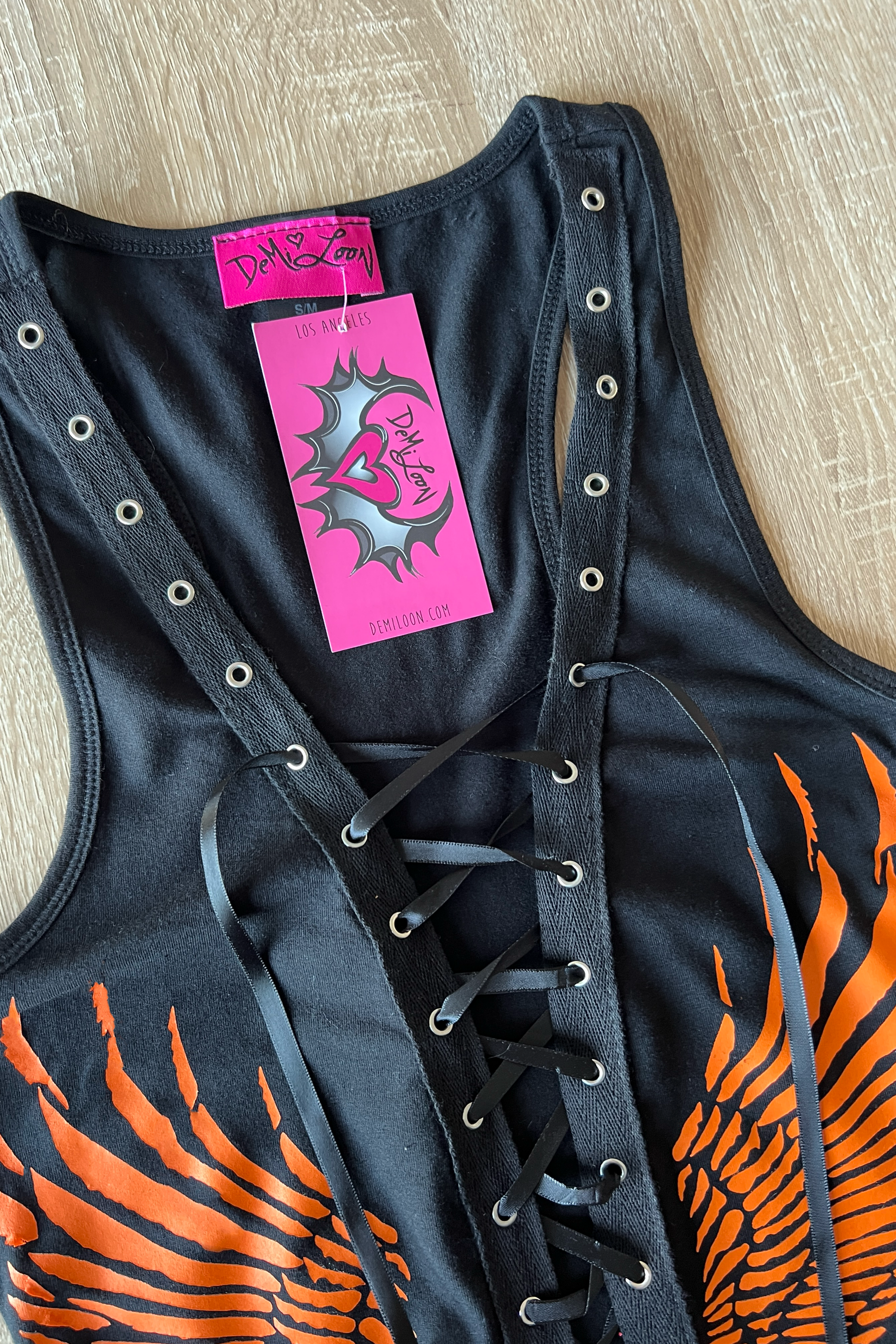Freedom Eagle Sexy Graphic Biker Festival Sexy Graphic Corset Tank Top
