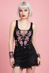 Deadly Rose Festival Slashed Tank Top