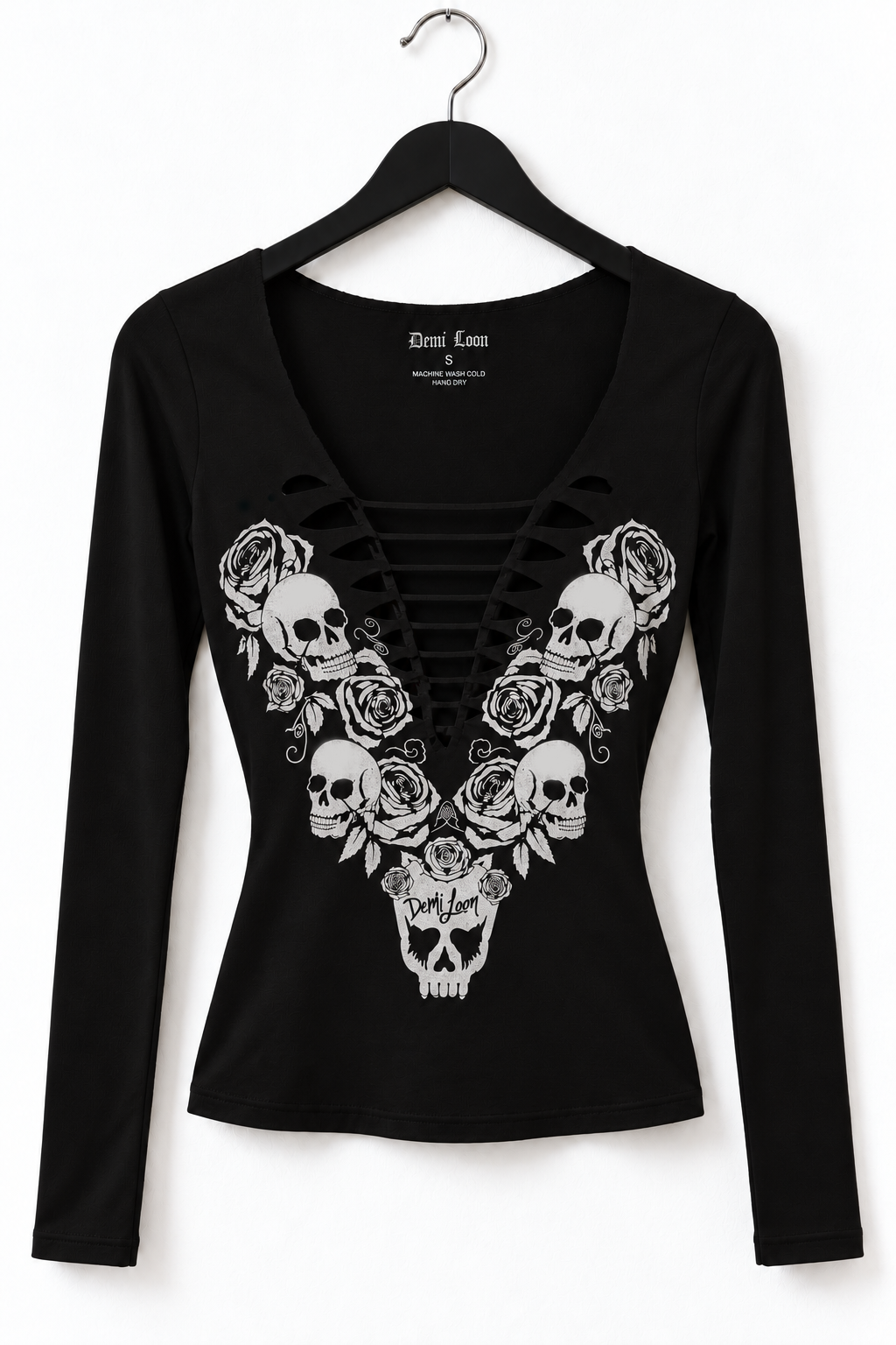 Skulls & Roses LS Slash Tee