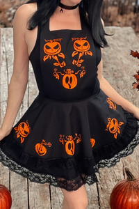 *PRE-ORDER!* Pumpkin Dreams Halloween Pinup Retro Apron