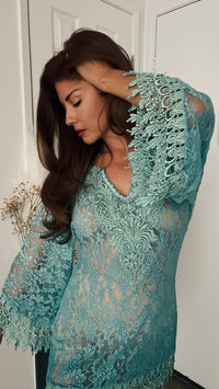 Date with a Mermaid Lace Dress