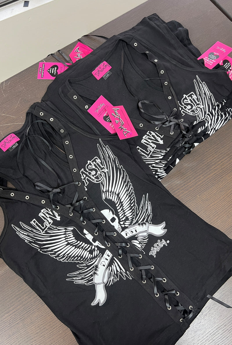 CLEARANCE LOT: LIVE FAST CORSETS QTY: 9