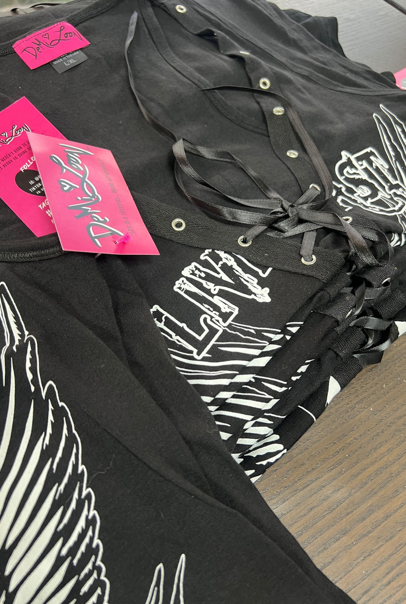 CLEARANCE LOT: LIVE FAST CORSETS QTY: 9