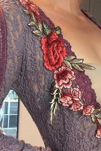 Roses from Berlin Lace Kimono Duster