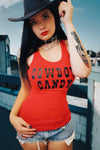Cowboy Candy Country Yallternative Gothic Cowgirl Tank Top