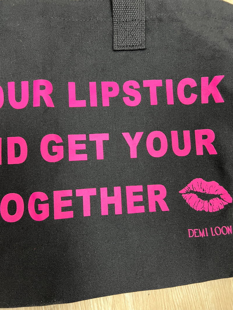 Get Your Lipstick on Tote Bag