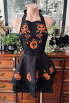 Pumpkin Dreams Halloween Pinup Retro Apron