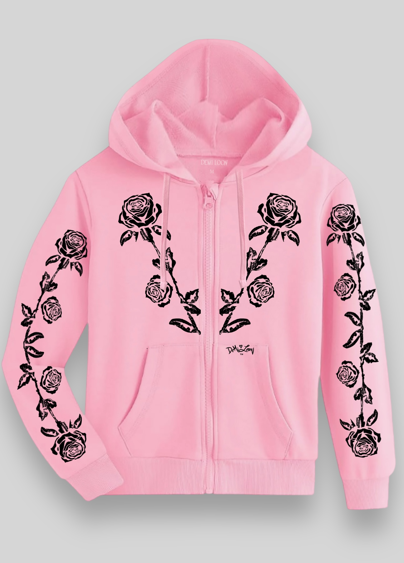 Gothic Rose Boyfriend fit Hoodie