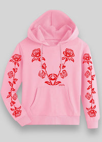 Gothic Rose Boyfriend fit Hoodie