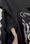 Outlaw Sleeve Slash Long Sleeve Biker Western Graphic Tee