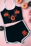 Pumpkin Boo Cami & Booty Shorts Set