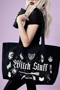Witch Stuff Oversized Heavy Canvas Tote Bag