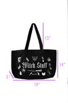 Witch Stuff Oversized Heavy Canvas Tote Bag