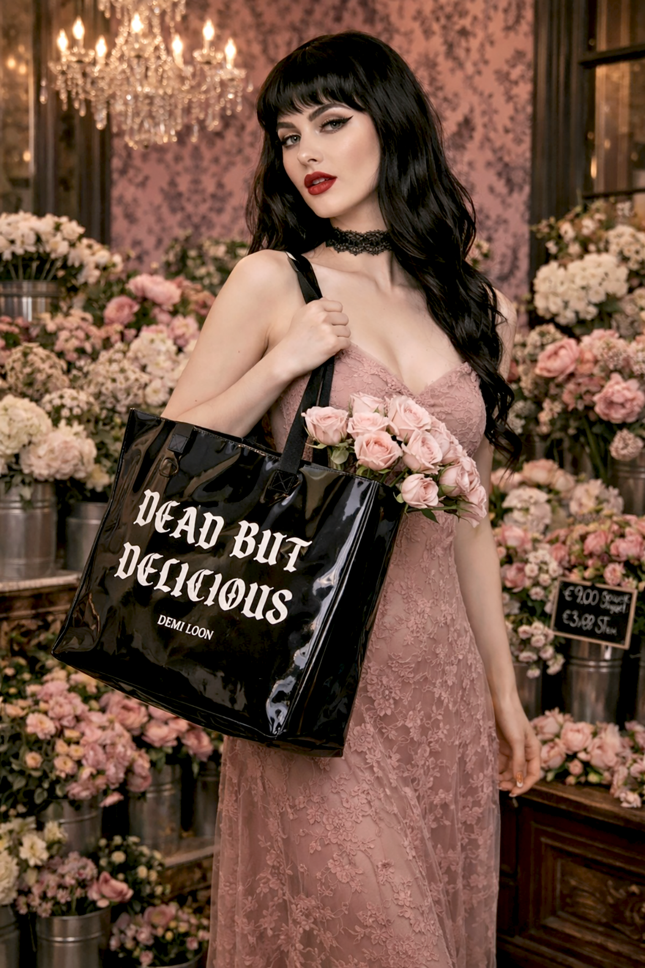 Dead but Delicious Oversized Jelly Tote Bag