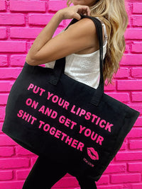 Get Your Lipstick on Tote Bag