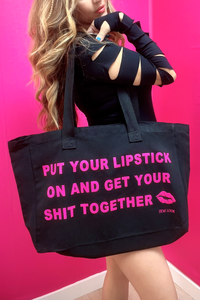 Get Your Lipstick on Tote Bag