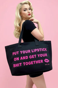 Get Your Lipstick on Tote Bag