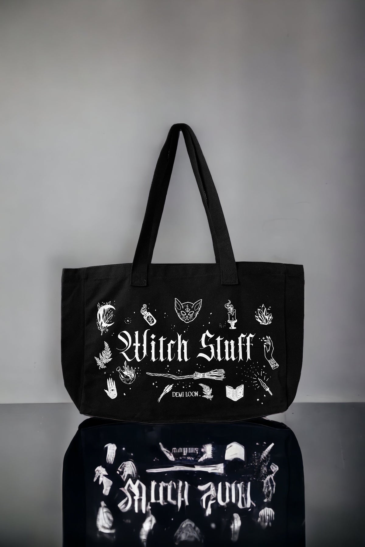 Witch Stuff Oversized Heavy Canvas Tote Bag