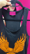 Freedom Eagle Sexy Biker Slash Back Tank