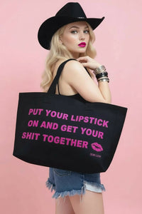 Get Your Lipstick on Tote Bag