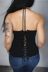 Wicked Bombshell Corset | Black & Lace