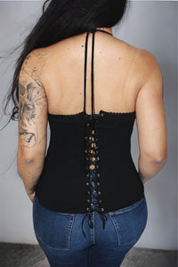 Wicked Bombshell Corset | Black & Lace