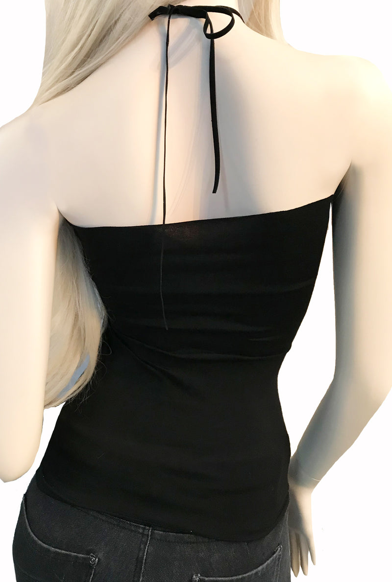 Electra Brazilian Slashed Halter Top